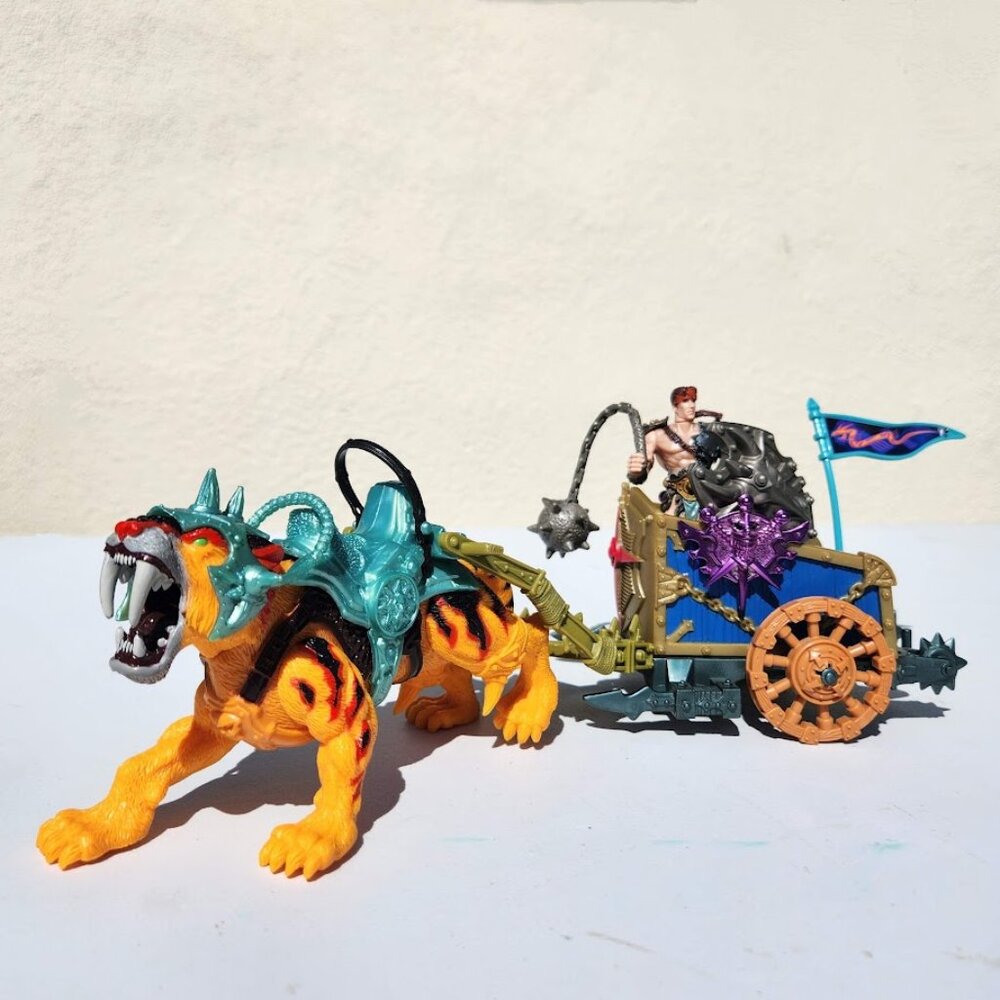 Chap Mei Bundle Lot Savage Warrior Thunder Thor Battle Cat Chariot Figures